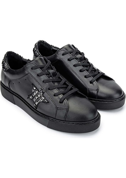 Beyaz Kadın Deri Sneaker 1056 HE1065 Bn Ayk SK24-25 fiyatları