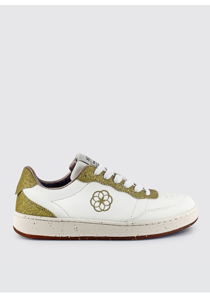 Beyaz-Altın Kadın Sneaker SHACBEWF218