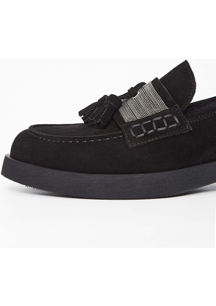 Gri Kadın Süet Loafer 33 67700 Bn Ayk SK23/24 fırsatları