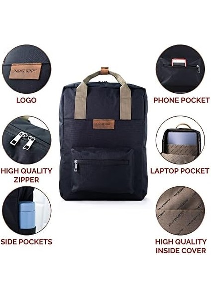 Su Geçirmez Imperteks Kumaş 15.6 Inç Laptop Bölmeli Sırt Çantası modelleri