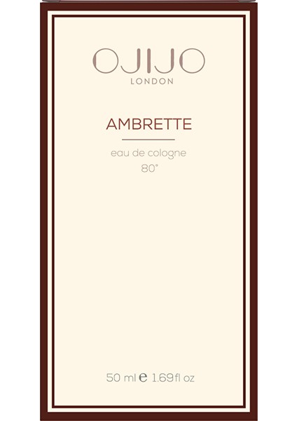 Ambrette Kolonya 50 ml - 80° Edc