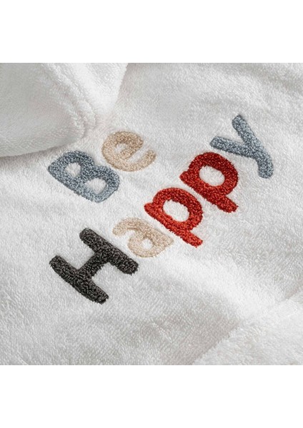 Be Happy Erkek Çocuk Bornoz Krem/lacivert fırsatları