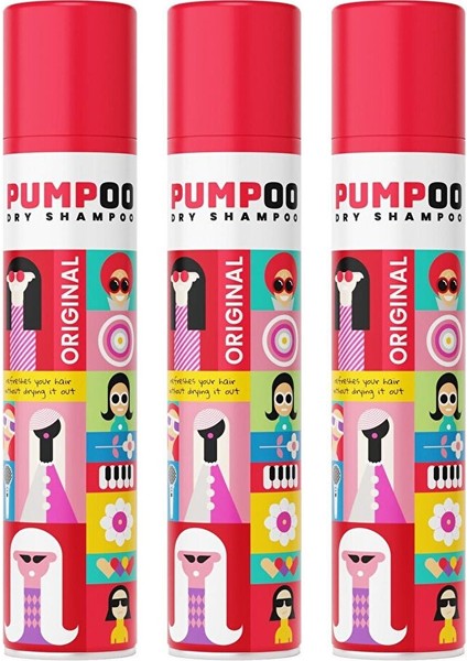 Original Kuru Şampuan - Original Dry Shampoo X3