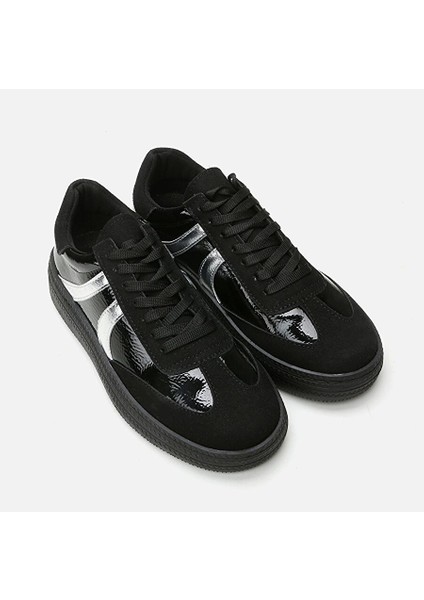 Siyah-Gümüş Kadın Sneaker 01AYY298620A100 fiyatları