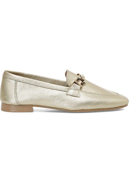Omerro 5fx Altın Kadın Loafer