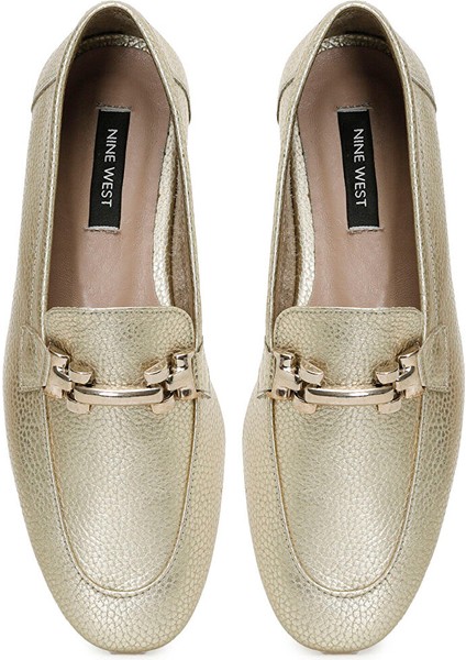 Omerro 5fx Altın Kadın Loafer