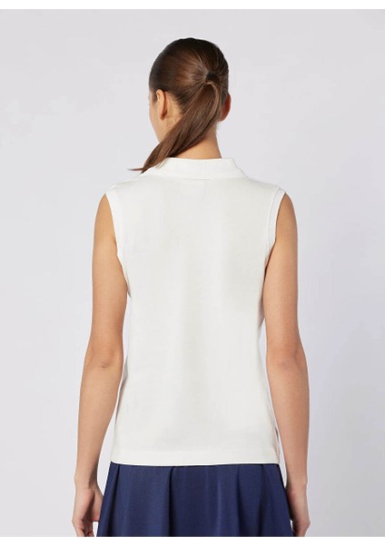 32244WW-001 Tennıs Wws Slım Tur Beyaz Kadın Regular Fit Polo T-Shirt indirimleri