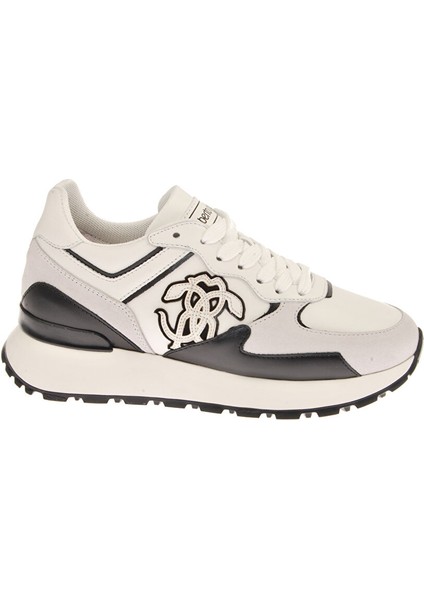 Beyaz-Siyah Kadın Deri Sneaker 20620C fiyatları