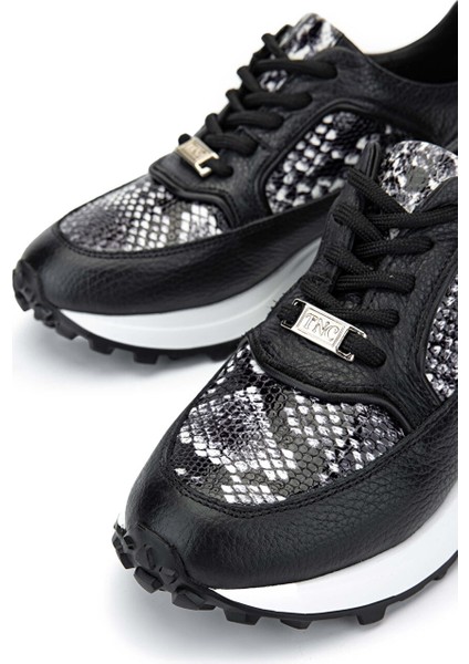 Kadın Hakiki Deri Siyah Sneakers & Spor Ayakkabı fırsatları