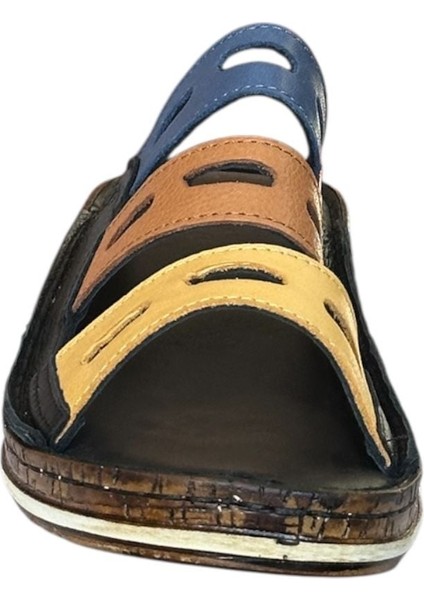 25Y NBL05 Siyah Kadın Hakiki Deri Günlük Terlik fırsatları