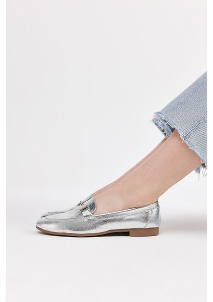 Lame Tokalı Kadın Loafer modelleri
