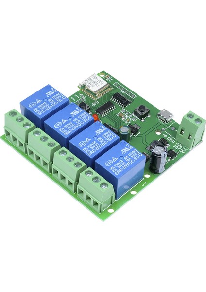 Tuya Destekli Wifi 4 Kanal Akıllı Role Kartı 7-32 Volt Ac/dc 5V Type C fiyatları