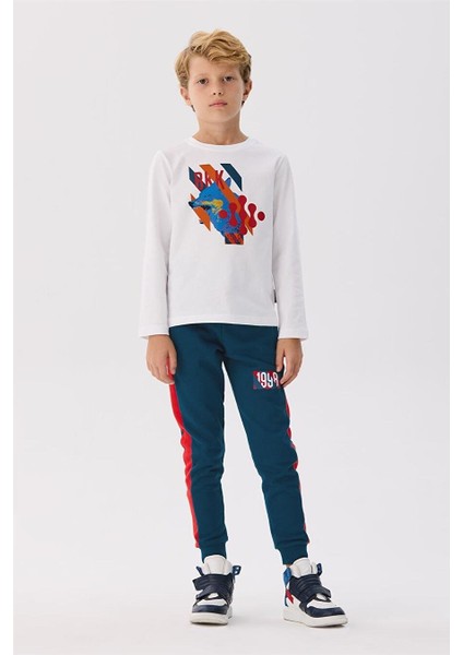 Erkek Çocuk Beyaz T-Shirt