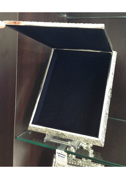 Standlı Orta Gold Kuranı Kerim Kutusu LKM-376