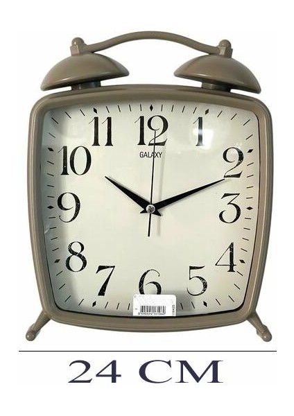 Dekoratif Masa ve Duvar Saati Peter Saat Kum Beji Renk 30 cm fiyatları