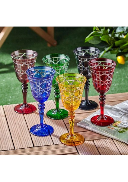 Gloria Kırmızı Cam Kadeh 270 ml fiyatları