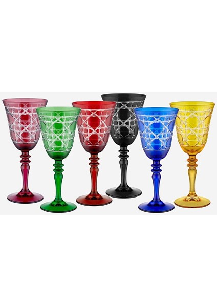Gloria Kırmızı Cam Kadeh 270 ml modelleri