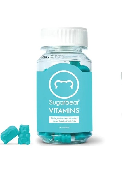 Sugarbear Saç Vitamini 74 Adet Kapsül Ikili Fırsat Paketi