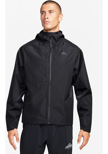 Siyah Erkek Kapüşon Yaka Gore-Tex Mont FB7532-010-M Nk Gtx Infın Cosmıc Pk