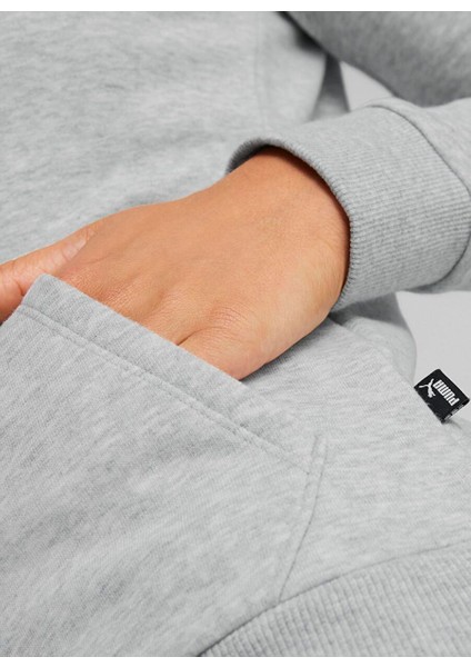 Gri Kadın Kapüşon Normal Düz Sweatshirt 67000904 Puma Power Graphic Hoodie fırsatları