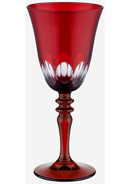 Nora Kırmızı Cam Kadeh 270 ml