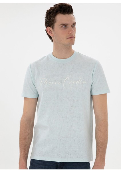 Yeşil Erkek Slim Fit T-Shirt Varna modelleri