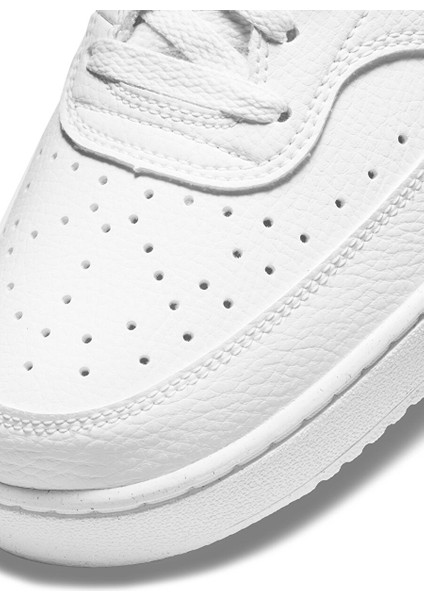 DH2987-101 Nıke Court Vısıon Lo Nn Beyaz - Siyah Erkek Günlük Spor Ayakkabı