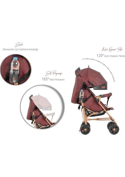 Suit Tam Yatar Hafif Baston Bebek Arabası - Baston Puset