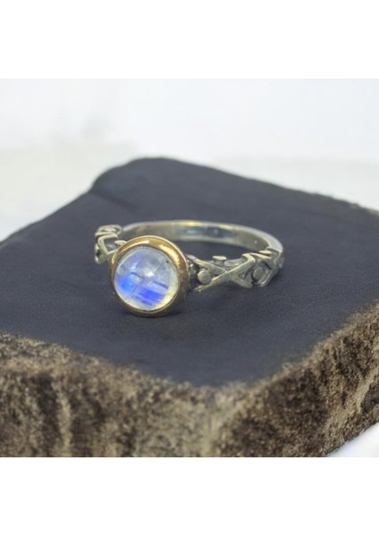 Ay Taşı Gümüş Yüzük Dişil Enerji fiyatları