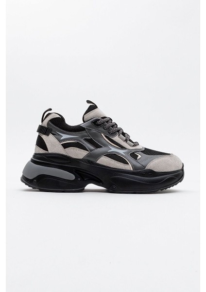 Marron Buz Siyah Kadın Spor Sneakers indirimleri
