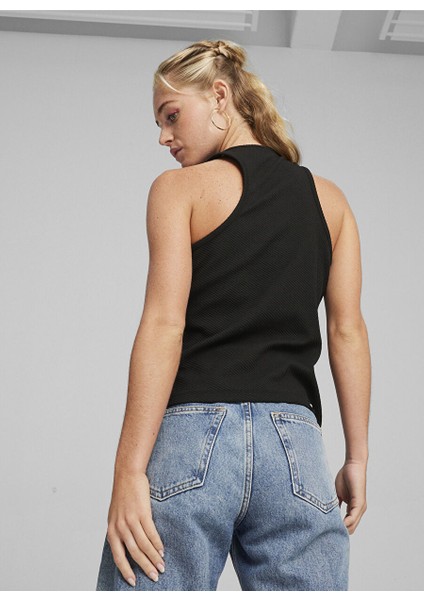 67870001 Her Tank Top Siyah Kadın Bisiklet Yaka Regular Fit Atlet modelleri