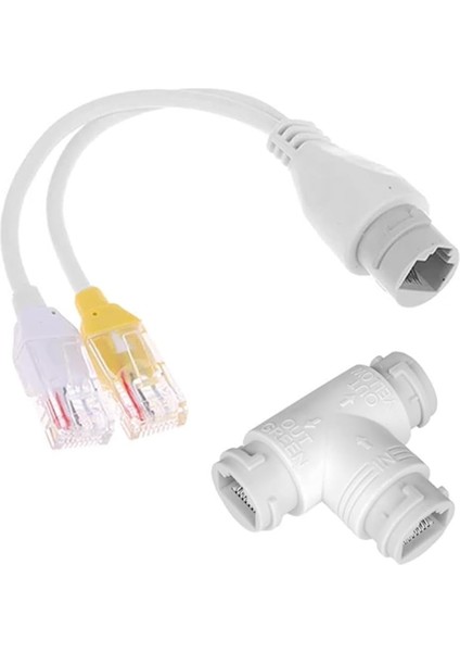 Combiner/mux, Üç Yönlü RJ45 Konnektör Aksesuarları, Üç Yollu RJ45 Konektörü,