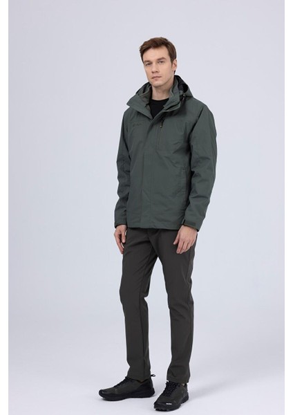 Elburz Erkek 3 In 1 Ceket Mont Sage / Green