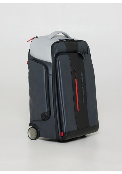 Piquadro Gri-Siyah Unisex Deri Sırt Çantası BV4817UB00BM