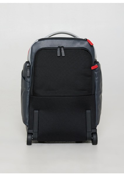 Piquadro Gri-Siyah Unisex Deri Sırt Çantası BV4817UB00BM