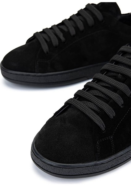 Kadın Hakiki Deri Siyah Süet/siyah Beyaz Leopar Sneakers & Spor Ayakkabı fırsatları
