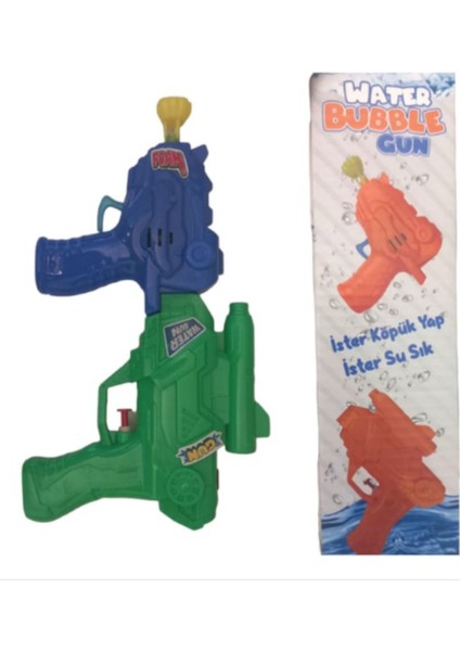 Çok Renkli Su ve Köpük Tabancası, Eğlenceli 2'si 1 Arada Tüfek indirimleri