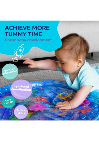 Mavi Bebek Aktivite Oyun Matı, Su Havuzu ve Balık Oyuncaklı, Eğlenceli ve Güvenli Ürün fiyatları