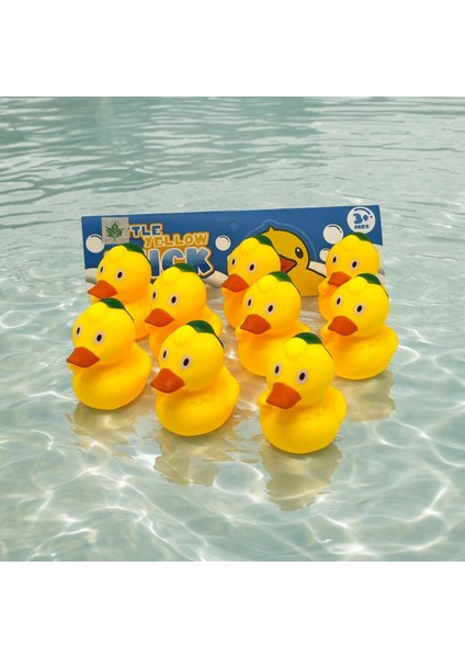Renkli 9'lu Ördek Vinil Seti, Banyo Eğlencesi Için Harika Seçenek