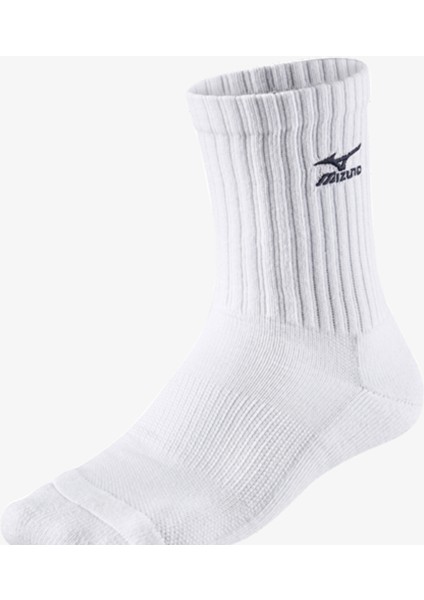 Volley Socks Medium Unisex Çorap Beyaz