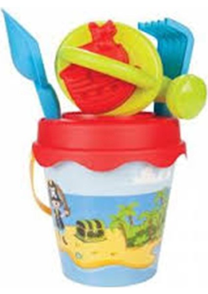 Sarı Büyük Resimli Yuvarlak Kova, Şık ve Kullanışlı Tasarım fiyatları