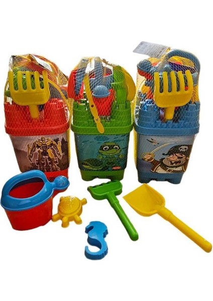 Renkli Kum Kova Seti, Çocuklar Için Eğlenceli ve Güzel Plaj Oyuncağı