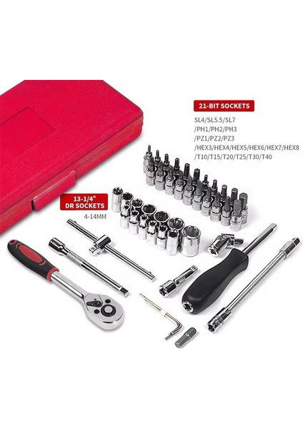 New Tools 46 Parça 1/4 Küçük Lokma Takımı Seti