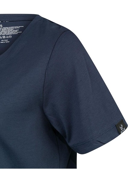 Alone Baskılı V Yaka Kadın T-Shirt 402 modelleri