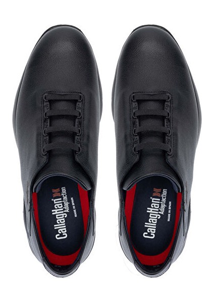 Erkek Hakiki Deri Siyah/gri Sneakers & Spor Ayakkabı