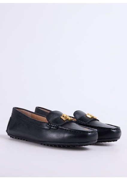 Siyah Kadın Deri Loafer 802925635001 fiyatları