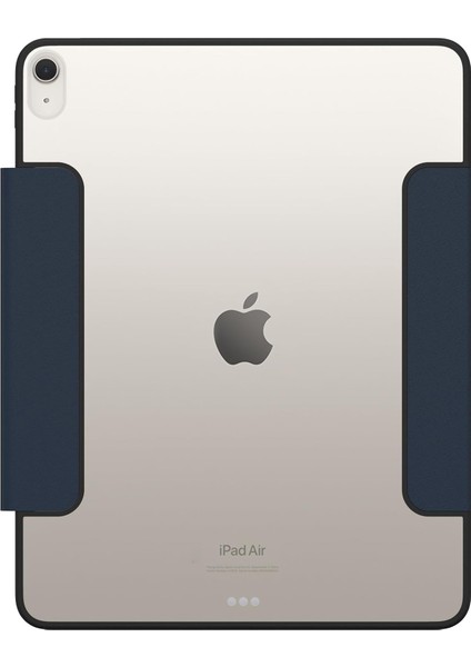 iPad Air 13 Inç (M2) Için Simetri Serisi Folyo Kılıf - Kostal Akşam (Şeffaf/mavi), Ultra Şık Tasarım, Çoklu Görüntüleme Konumu, Manyetik Uyku/uyanma Kılıfı
