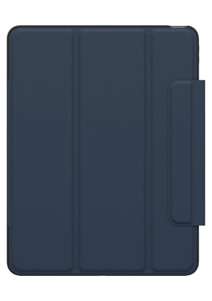 iPad Air 13 Inç (M2) Için Simetri Serisi Folyo Kılıf - Kostal Akşam (Şeffaf/mavi), Ultra Şık Tasarım, Çoklu Görüntüleme Konumu, Manyetik Uyku/uyanma Kılıfı