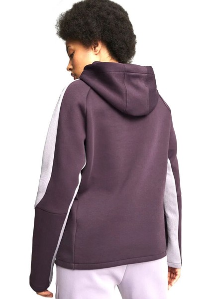 Bordo Kadın Kapüşon Normal Düz Sweatshirt 68166944 Evostrıpe Hoodie fırsatları