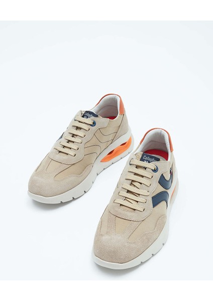 Erkek Hakiki Deri Bej Sneakers & Spor Ayakkabı indirimleri